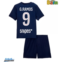 Paris Saint-Germain Goncalo Ramos #9 Hjemmedraktsett Barn 2025-26 Kortermet (+ Korte bukser)